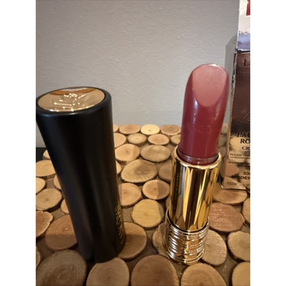 Lancome L'Absolu Rouge 335 MODERATO Cream Lipstick 0.12 oz. Full Size New In Box - Picture 2 of 4
